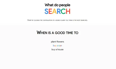 What do people search